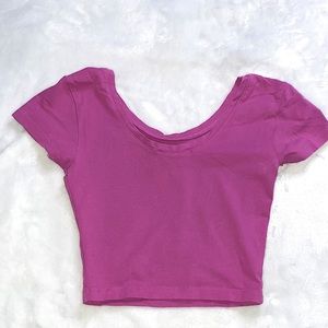 Pink Crop Top